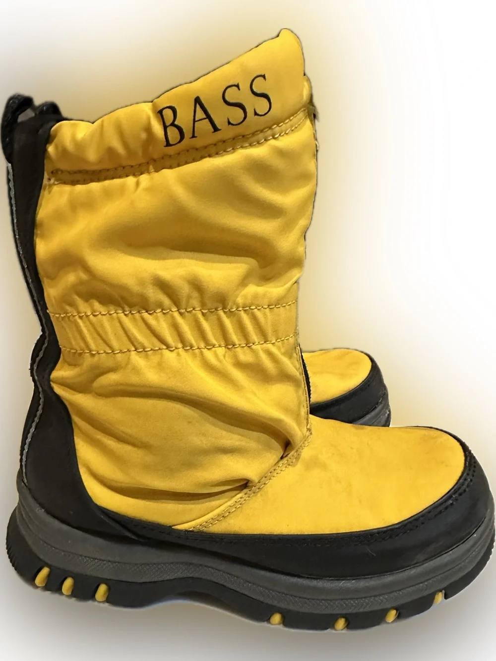 VTG BASS FREEZE INSULATED RAIN SNOW BOOT YOUTH SZ 1M RAINBOOTS GUMBOOTS GALOSHES
